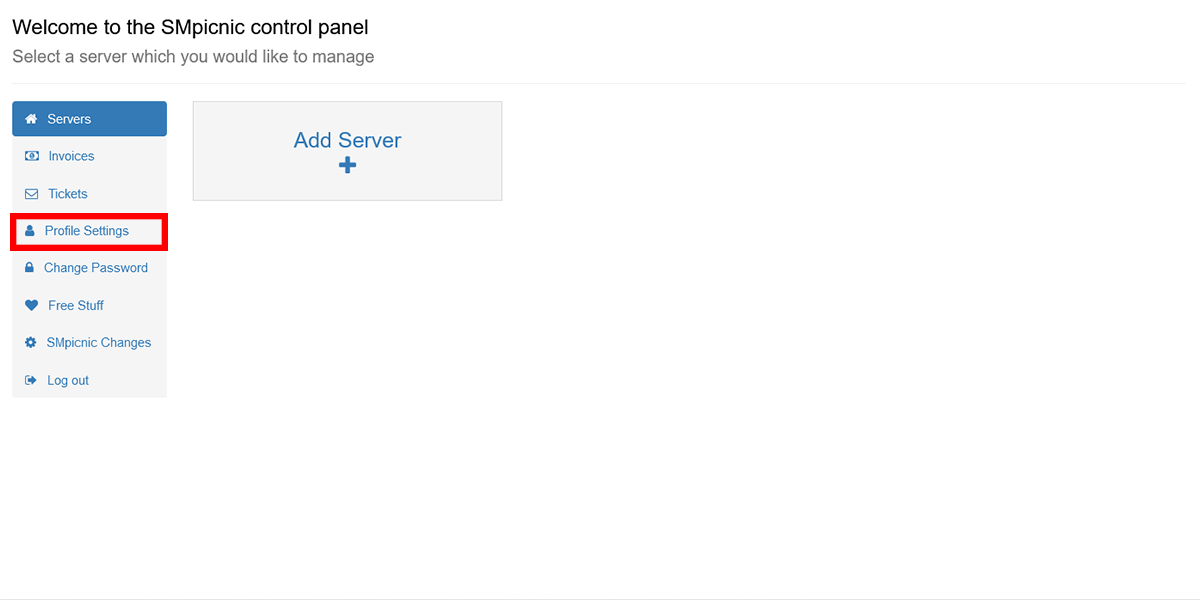 Click-on-Profile-Settings